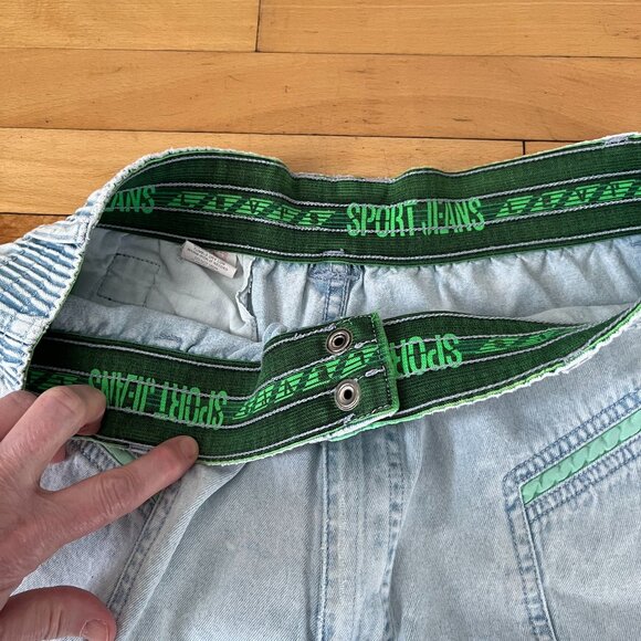 Vintage Levi's Black Tab Sport Jeans Shorts - Picture 10 of 14